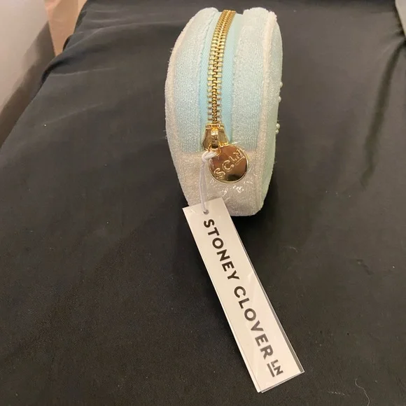 STONEY CLOVER LANE Terry Seahorse Mini Pouch - Picture 3 of 8